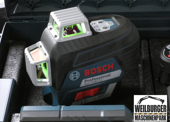 Kreuzlinienlaser Linienlaser mieten - Bosch GLL 3-80 CG